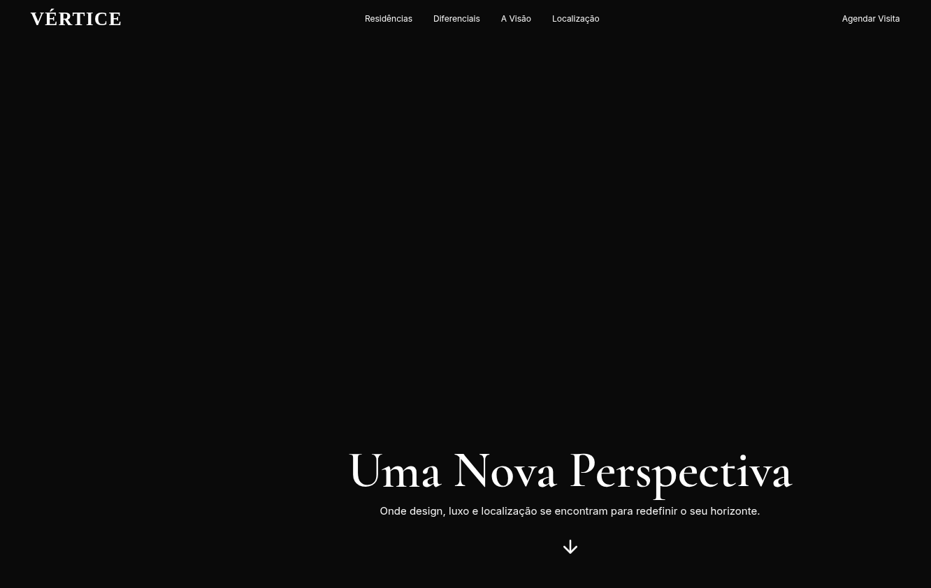 Demonstração de site imersivo com scrollytelling para o mercado imobiliário de luxo de Manaus